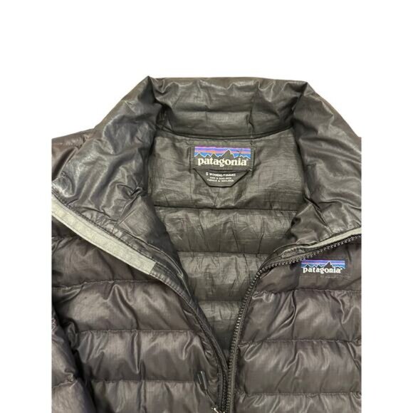 Patagonia Down Sweater Jacket BLACK Small - Picture 2 of 7